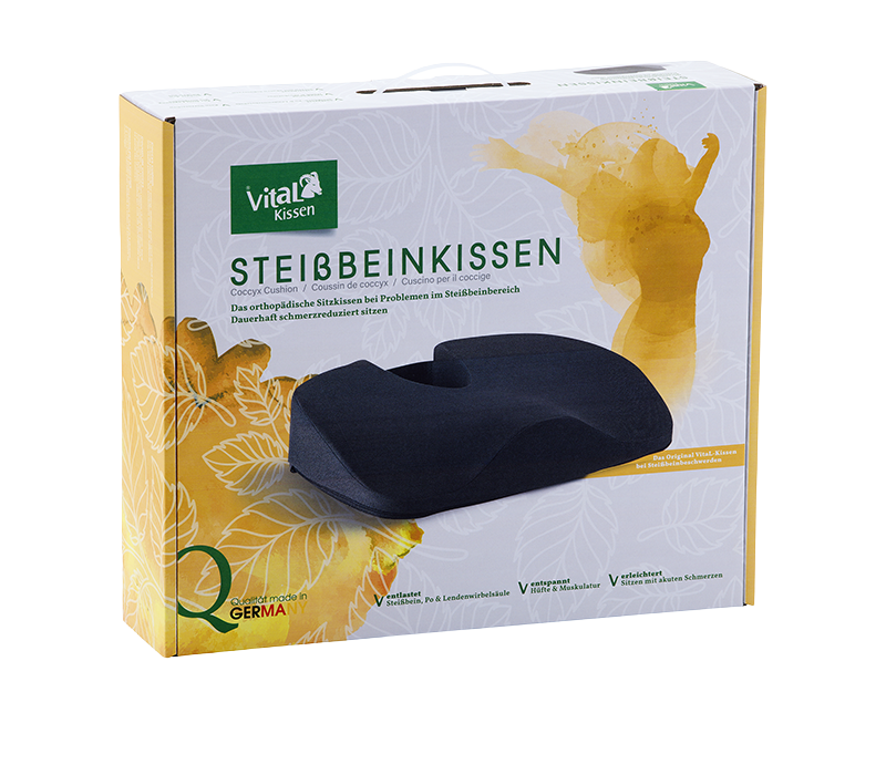 Verpackung des VitaL Steißbeinkissens