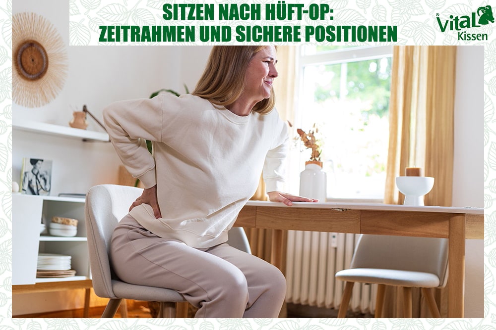Sitzen nach Hüft-OP: Zeitrahmen und sichere Positionen