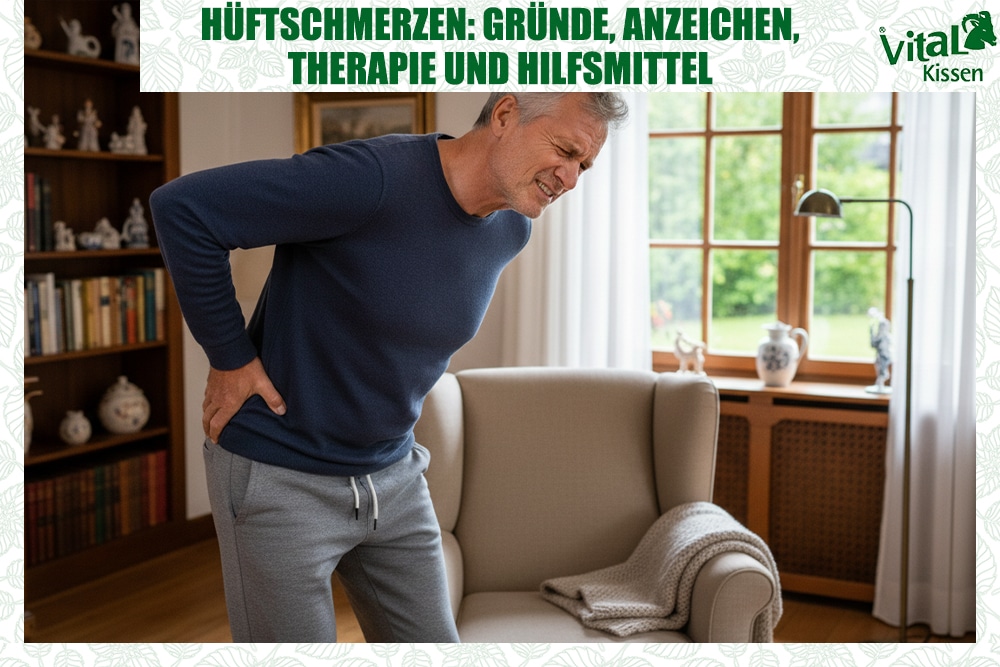 Hüftschmerzen: Gründe, Anzeichen, Therapie und Hilfsmittel