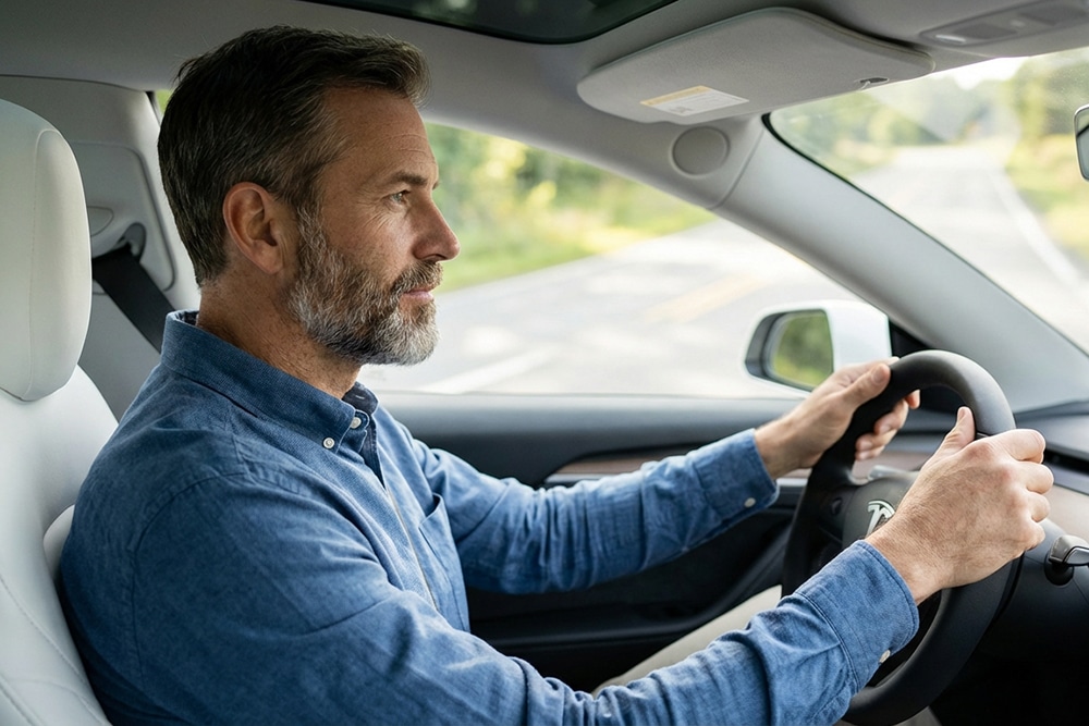 Autofahren trotz ziehender Schmerzen im Bein