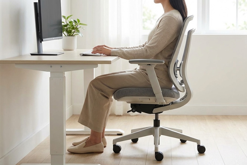 Ergonomisches Sitzen zur Entlastung bei Beinschmerzen