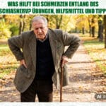 Was hilft bei Schmerzen entlang des Ischiasnerv? Übungen, Hilfsmittel und Tipps
