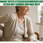 Warum treten Steißbeinschmerzen beim Sitzen auf? Gründe und was hilft