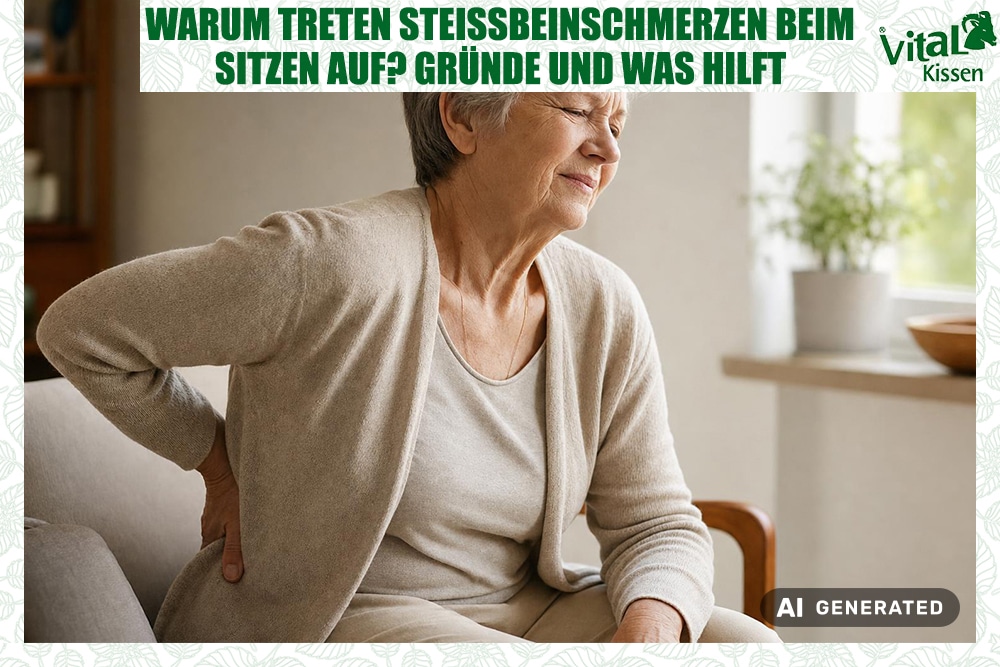 Warum treten Steißbeinschmerzen beim Sitzen auf? Gründe und was hilft
